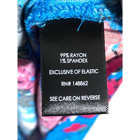 Torrid Rayon Slub Button Front Flutter Sleeve Top Blouse 2X Floral Boho Summer - Picture 6 of 8